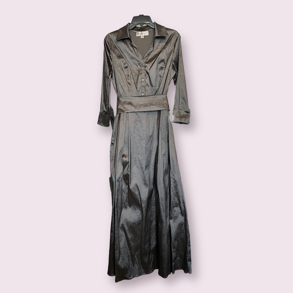 Emma Street - Platinum/Pewter Evening Gown SIZE 12